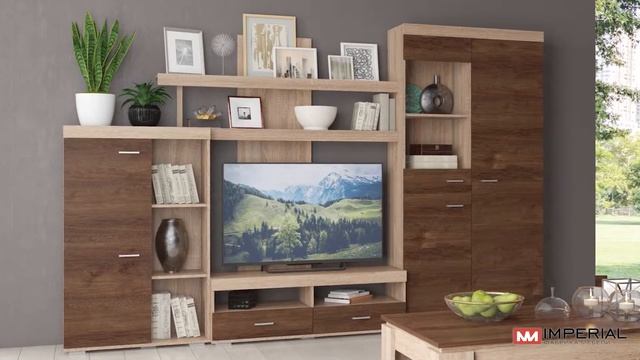 Обзор стенки Поло ¦ Фабрика Мебели Империал смотреть онлайн