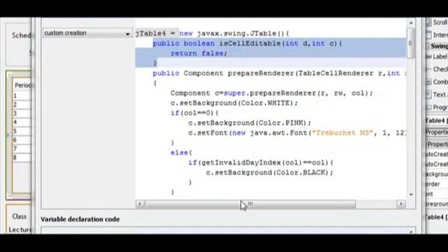 change color of jTable cells смотреть онлайн