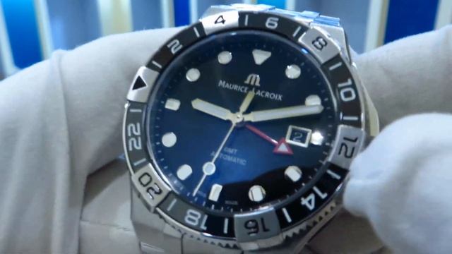 Maurice Lacroix Aikon Venturer GMT 43MM AI6158-SS002-330-1 смотреть онлайн