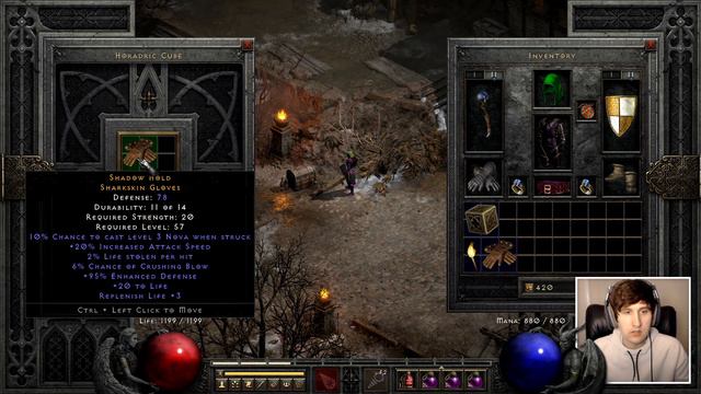 50 Blood Craft Gloves - Diablo 2 Resurrected (D2R)