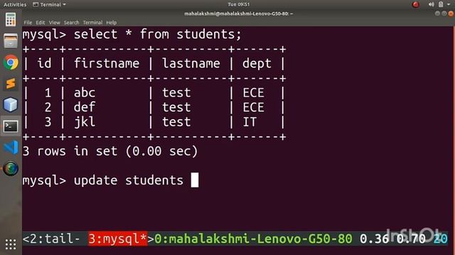 MySQLல் ஒரே query-ல் ஒன்றுக்கு மேற்பட்ட column-ஐ update செய்ய|Update multiple column in single quer смотреть онлайн