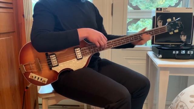 The Beatles - Till There Was You - Hofner Bass Cover смотреть онлайн