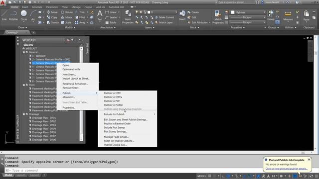Getting Started with the Sheet Set Manager Plotting смотреть онлайн