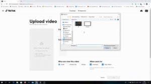 Как добавить видео с компьютера в тик ток.