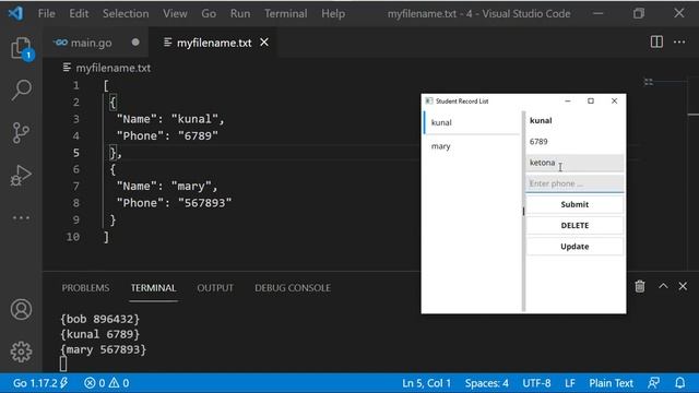 CRUD DEMO - Fyne Golang GUI Tutorial 56 смотреть онлайн