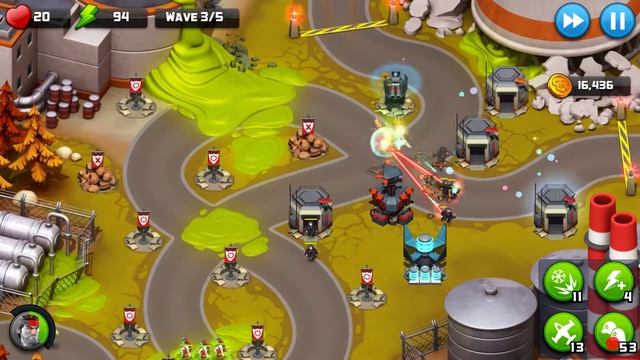 Alien Creeps TD - Level 44-Gnarled Route - Campaign 3 Stars смотреть онлайн