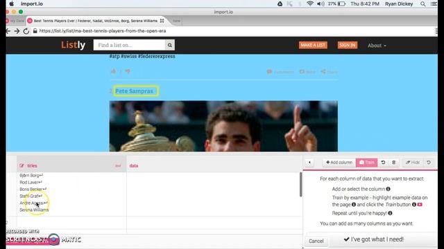 How to use the Crawler tool on import.io смотреть онлайн