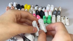 Вся моя самодельная миниатюра/ ОБЗОР НА ОБУВЬ ДЛЯ КУКОЛ??