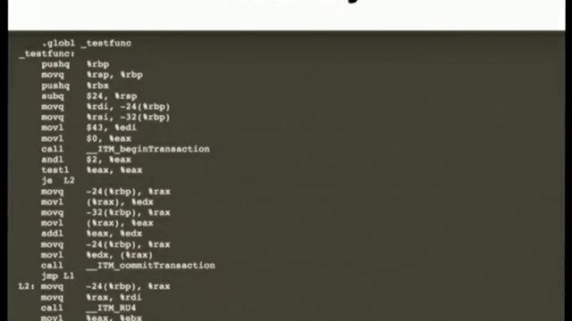 Software Transactional Memory in GCC 4.7 смотреть онлайн