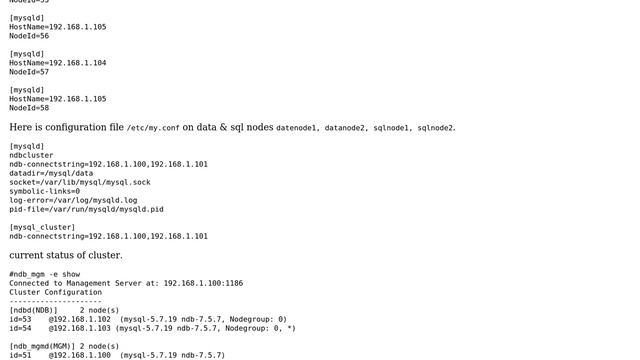 Databases: Adding Memcached plugin to Mysql Cluster Fails to start смотреть онлайн
