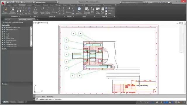 Autodesk AutoCAD Mechanical - associative balloons bills of materials video смотреть онлайн