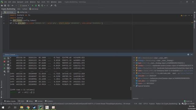 【Python-A股数据获取】Tushare Pro免费获取A股_期货_宏观等数据，并使用量化回测框架Backtrader进行回测|tushare смотреть онлайн