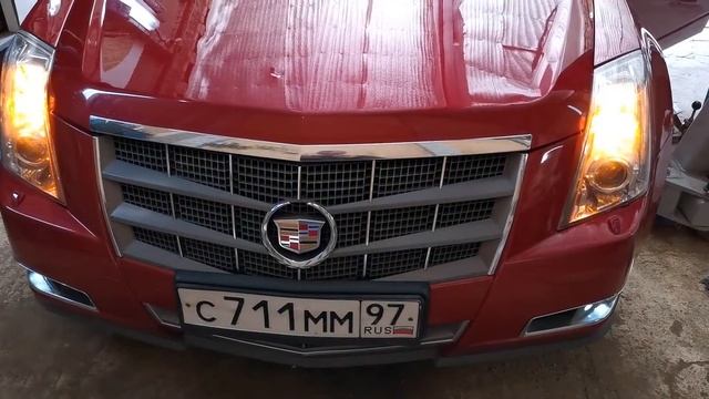 Cadillac Cts 2. ДХО в поворотники.