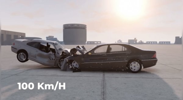 Прямые удары BeamNG