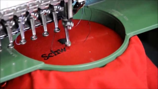 Видео №8: Вышивка логотипа смотреть онлайн