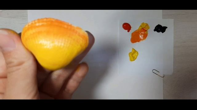 Рисую акрилом на морской ракушке!!!??? смотреть онлайн