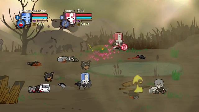 Castle crashers: смотреть онлайн
