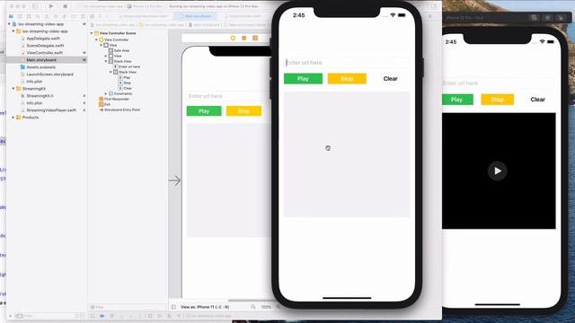 Build a M3U8 streaming video player with custom framework | Swift 5 | iOS Tutorial смотреть онлайн