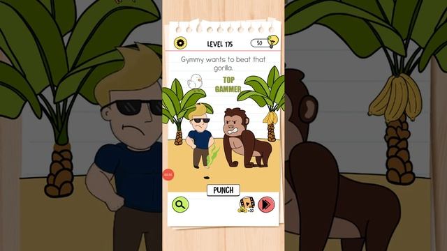 Brain Test 4 Level 175 Gameplay Walkthrough Solution