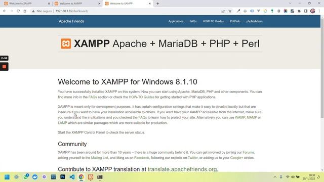 XAMPP - Como criar uma intranet :: Liberar acesso dentro da rede local смотреть онлайн