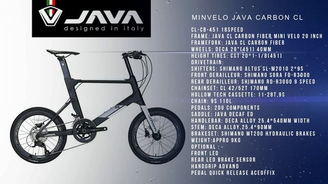 MINI VELO bike Java Carbon CL sepeda balap mini VANSH Review смотреть онлайн