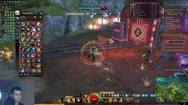 Guild Wars 2 Выполнение Мета событий на локациях End of Dragons #1 смотреть онлайн
