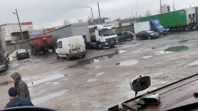 Первый раз за рулем РЕНО МАГНУМ !!! Получаю прицеп ))) смотреть онлайн