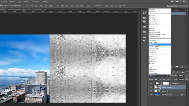 Rainy Window Glass Effect in Photoshop смотреть онлайн