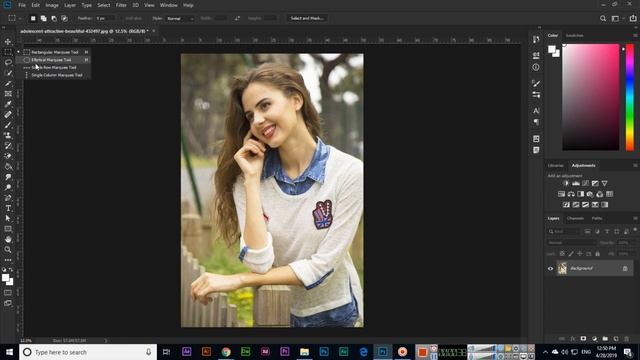 Crop - Adobe Photoshop CC 2019 смотреть онлайн
