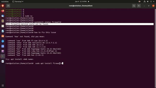 Unit firewalld service could not be found смотреть онлайн