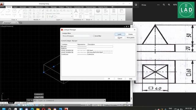 AUTOCAD| ISOMETRIC PROJECTIONS| EXAMPLE 1 LEARN AND DRAW | смотреть онлайн