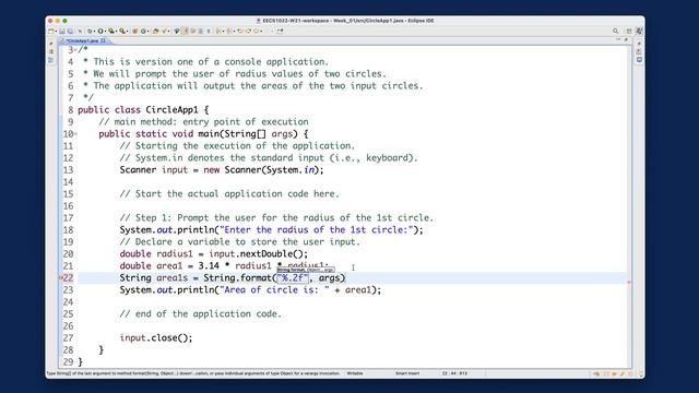 [HD] EECS1022 W21 - Java Tutorials - Week 1 - Part C - Console Applications смотреть онлайн