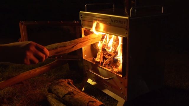 POMOLY Dweller Wood Stove - Spectacular Flames смотреть онлайн