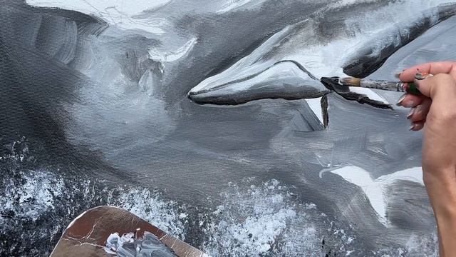 Drawing whales in epoxy sea epoxy resin смотреть онлайн