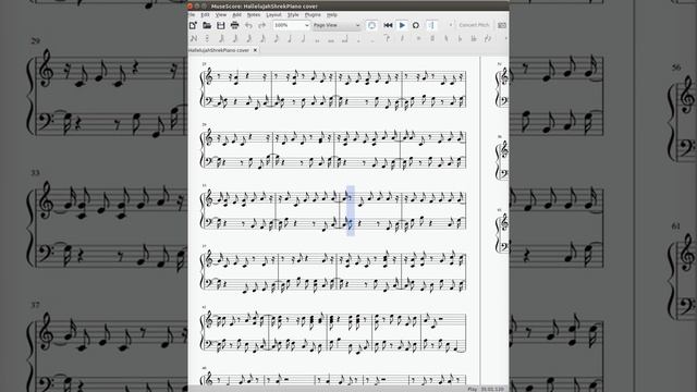 Auto Sheet Music: Hallelujah - Shrek - Piano Cover смотреть онлайн