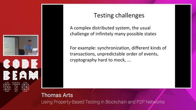 Thomas Arts - Property-Based Testing in Blockchain and P2P Networks - Code BEAM STO смотреть онлайн