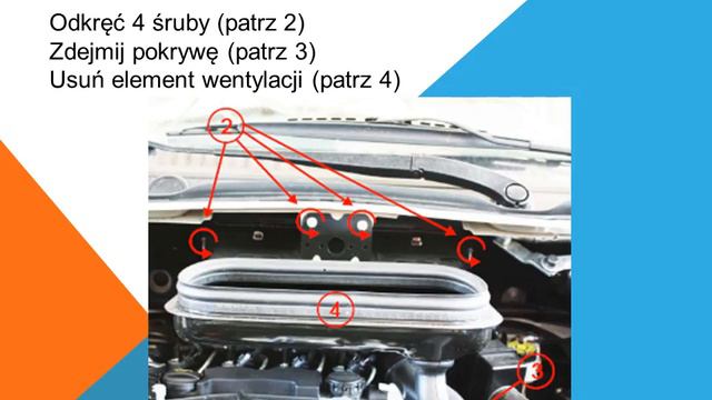 Jak wymienić filtr kabinowy filtr pyłków kurzu na Peugeot Expert смотреть онлайн