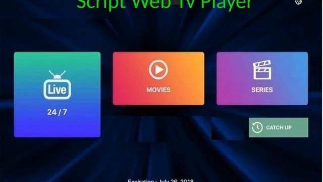 IPTV Script Web Tv Player - 2019 смотреть онлайн