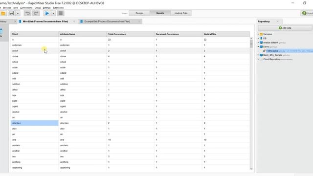 Text Mining Example Using RapidMiner смотреть онлайн