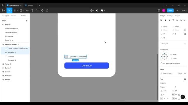 Button Control with Checkbox Selection in Figma смотреть онлайн