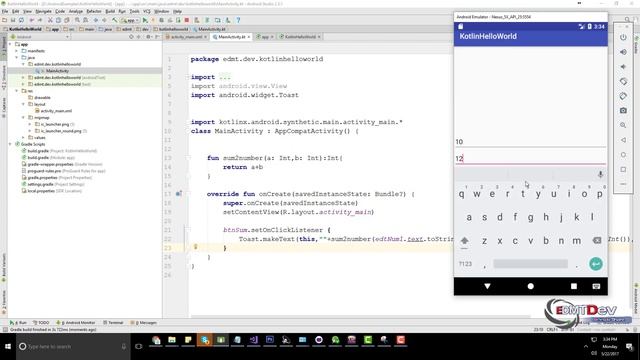 Android Kotlin Tutorial - 3.Functions смотреть онлайн