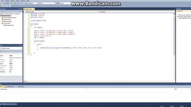 C++ Tutorial: Switch Case, and Random Numbers смотреть онлайн