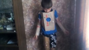 Костюм железного человека из картона