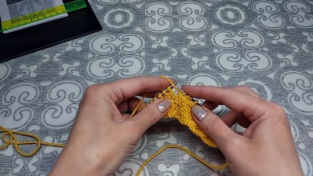 Текущий процесс.МК на центральный узор для мужского жилета. смотреть онлайн