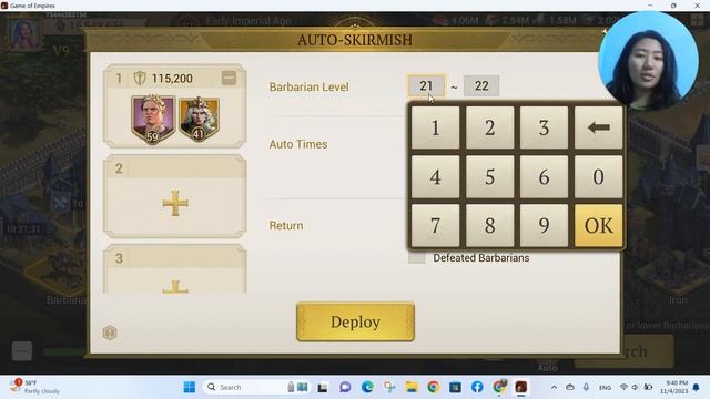 Auto Skirmish & Batch Create | Defeating Barbarians Made Easy | Game of Empires | Warring Realms смотреть онлайн