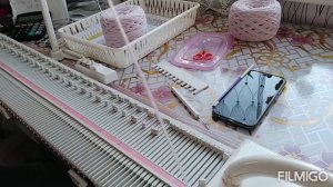 АЖУРНЫЙ ПАЛАНТИН НА ВЯЗАЛЬНОЙ МАШИНЕ///МК///