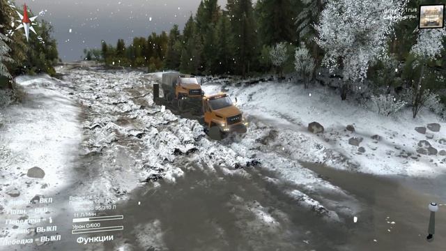 SpinTires 03.03.16 URAL-NEXT(В ДОРАБОТКЕ!!!)Perviy_sneg смотреть онлайн