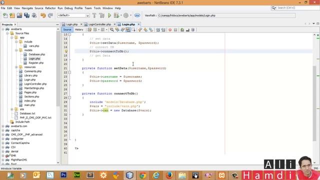 8 PHP MySQL OOP MVC Login Class Model смотреть онлайн