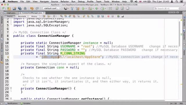 ۳۲- کلاس اتصال به دیتابیس در جاوا Java смотреть онлайн