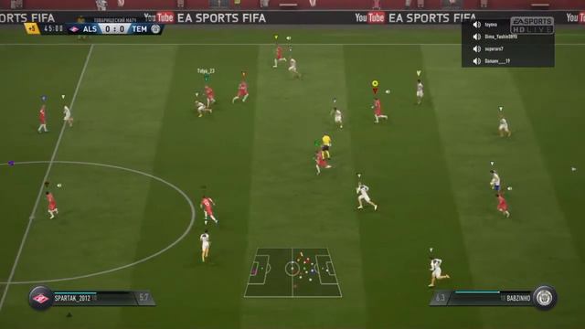 FIFA17 Клубы Профи VK League PS4 1-й Дивизион 1-й Тур FC ALISA vs FC TEMA смотреть онлайн